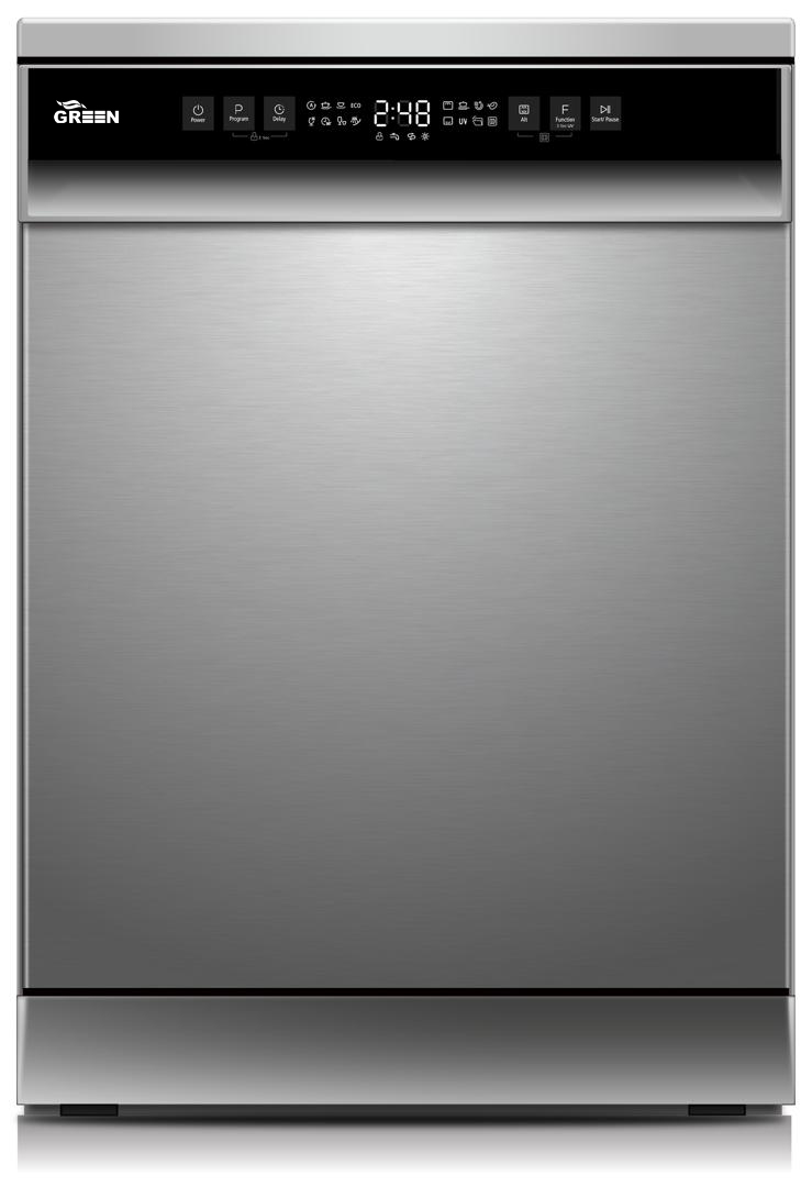ماشین ظرفشویی 15 نفره گرین مدل GDW15UVA-BS