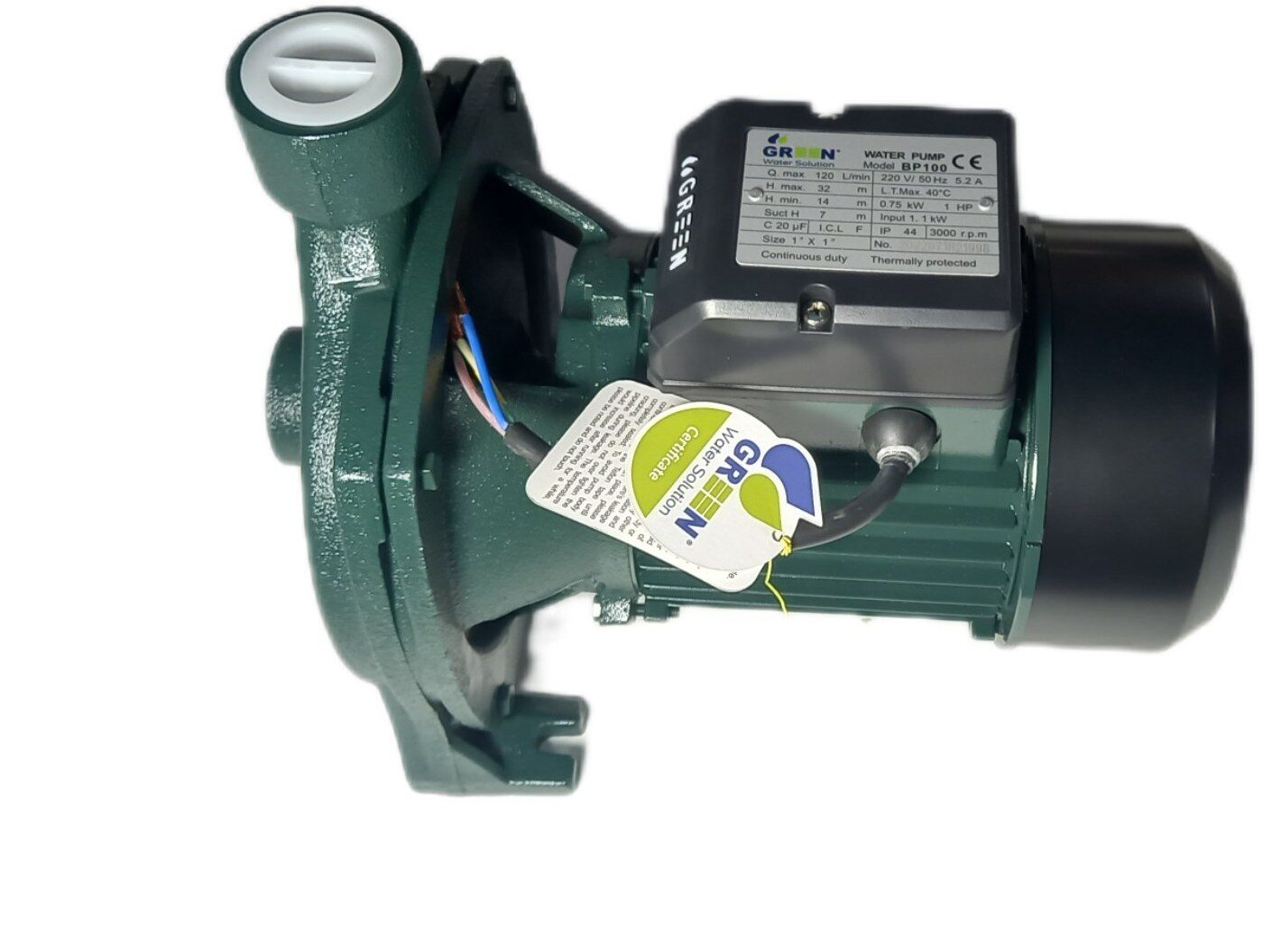 پمپ آب 1 اسب بشقابی گرین BP 158