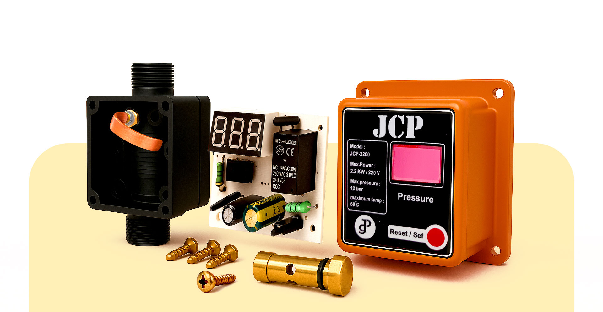 ست کنترل پمپ JCP هیدروماتیک مدل JCP2200